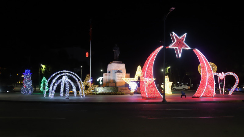 Büyükşehir’in Süslemeleriyle  Muğla Işıl Işıl