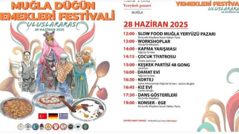 Muğla’nın Düğün Yemekleri Uluslararası Boyuta Taşınıyor