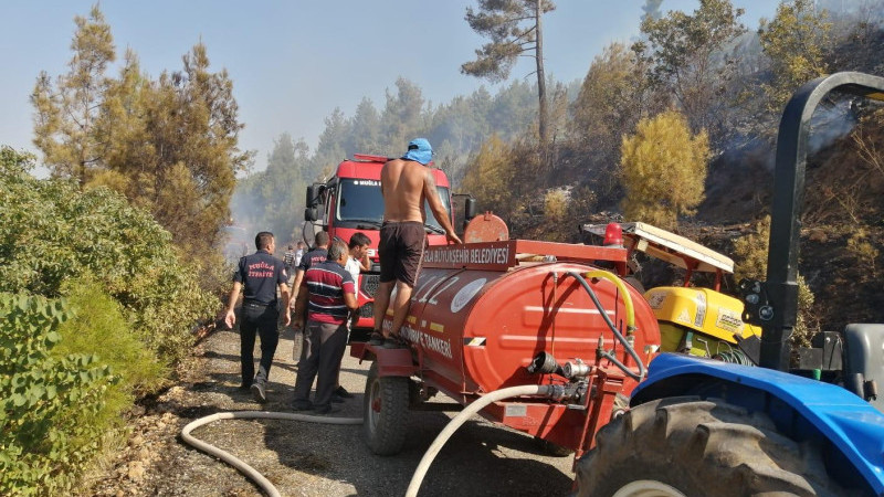 Büyükşehir’e Ait Yangın Tankerleri Görevde