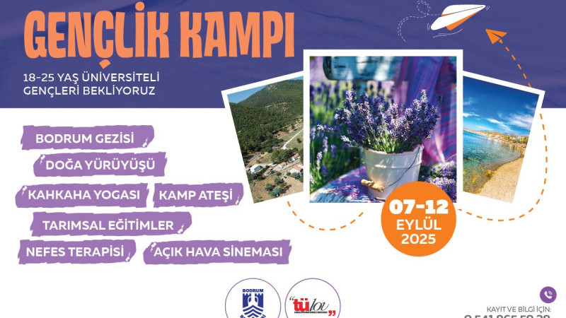 TÜLOV Bodrum Gençlik Kampı İçin Geri Sayım Başladı