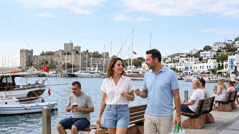 Sıcaklıklar Hızla Düşüyor, Bodrum'a Serinlik Geliyor