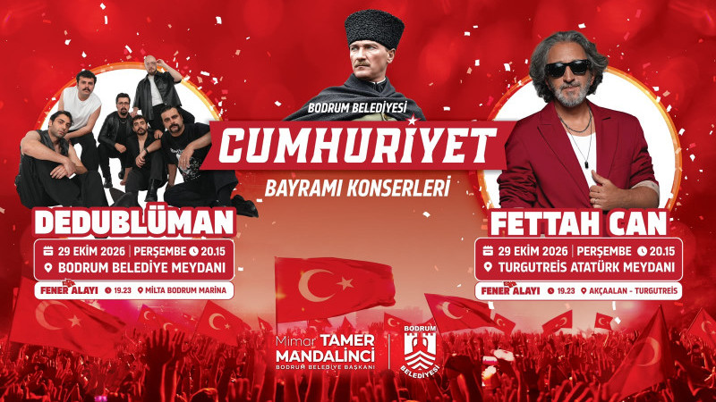 Bodrum’da Cumhuriyet Bayramı Coşkusu