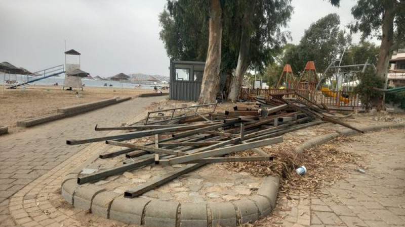 Turgutreisspor'un Plajdaki Büfesi Kaldırıldı.