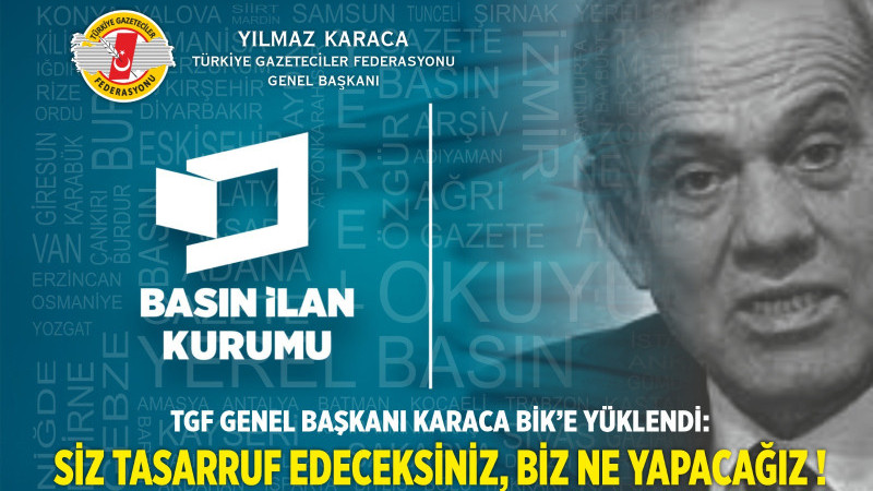 Siz Tasarruf Edeceksiniz, Biz Ne Yapacağız !