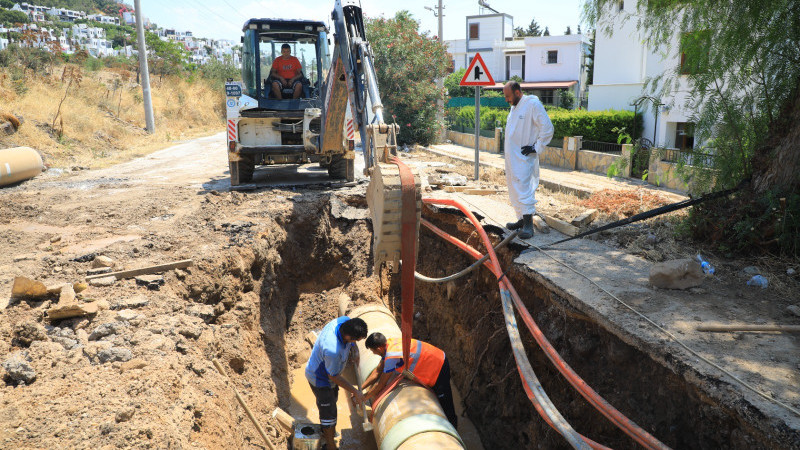 MUSKİ’den Bodrum’da 16 Saatlik ‘Arıza’ Mesaisi