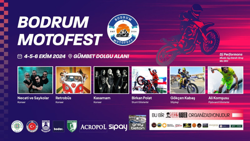  Uluslararası Bodrum Motofest Başlıyor