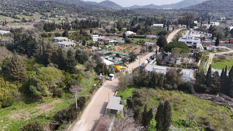 Büyükşehir’in Bodrum’da 28 Milyonluk Yol Çalışmaları Devam Ediyor