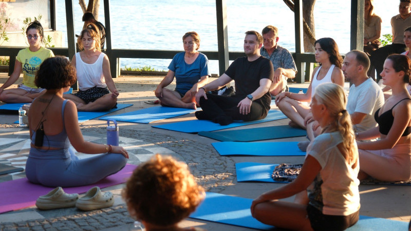 Açık Hava Yoga Günleri Turgutreis’te Devam Etti