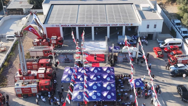 Bodrum’da Yeni İtfaiye Hizmet Binası Törenle Açıldı