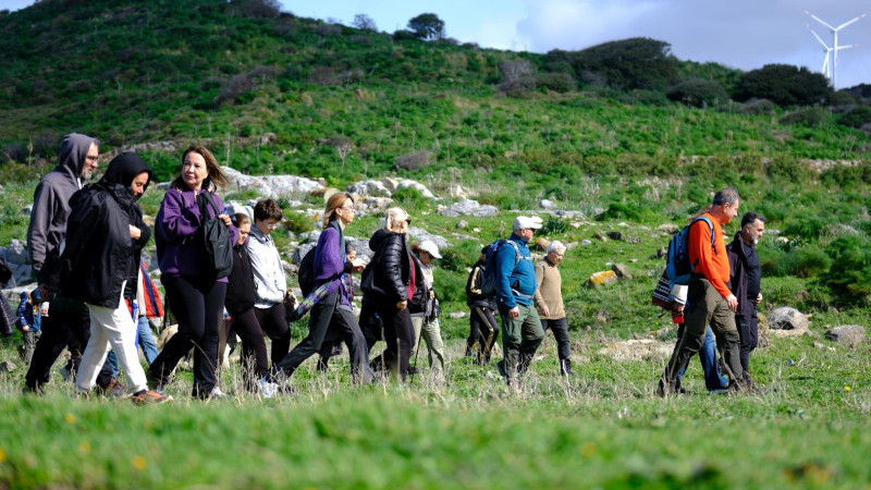 Yılın İlk Kültür ve Doğa Yürüyüşü Myndos Antik Kenti’nde Gerçekleşti
