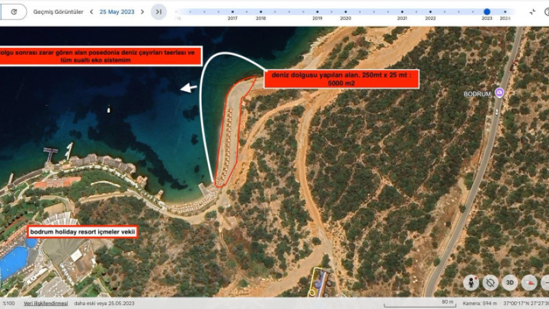 Bodrum’da Doğaya Darbe: Denize Kaçak Dolgu Çalışmasına Ağır Ceza!