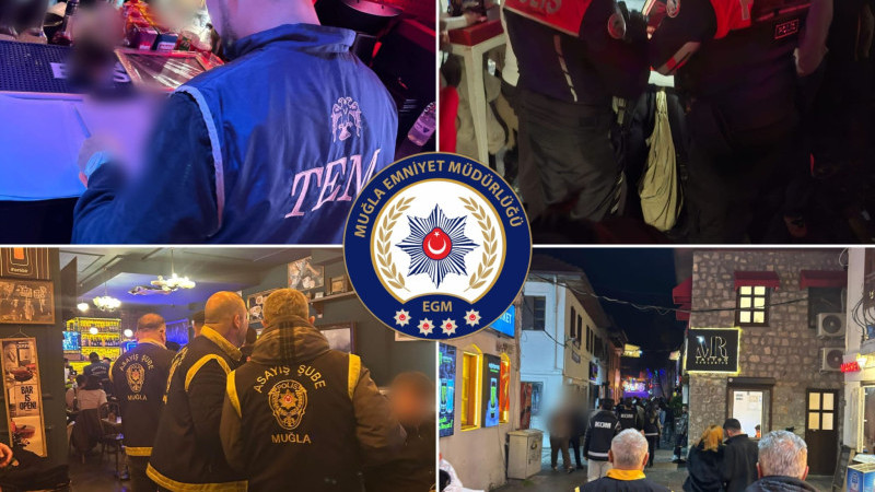 Muğla’da Huzur Operasyonu: 2 BİN 550 Şahıs Sorgulandı, 1 İşletme Mühürlendi