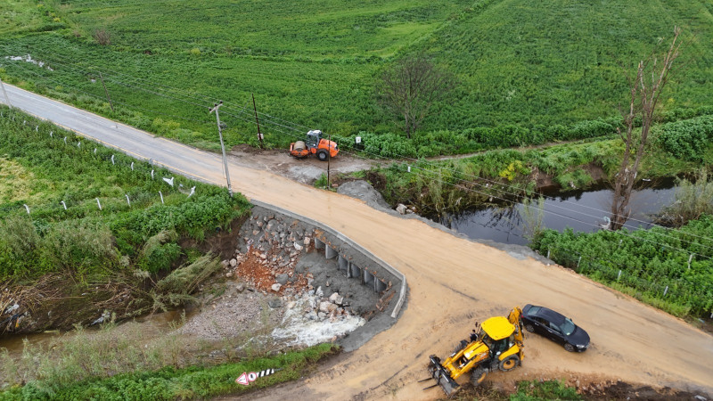 Milas’ta Çöken Köprüye Hızlı Müdahale