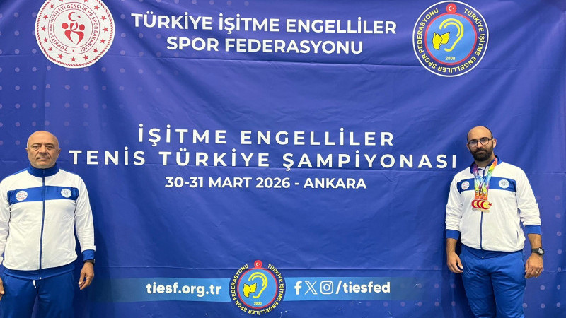 İşitme Engelliler Tenis Turnuvası’nda Muğla’ya 3 Madalya