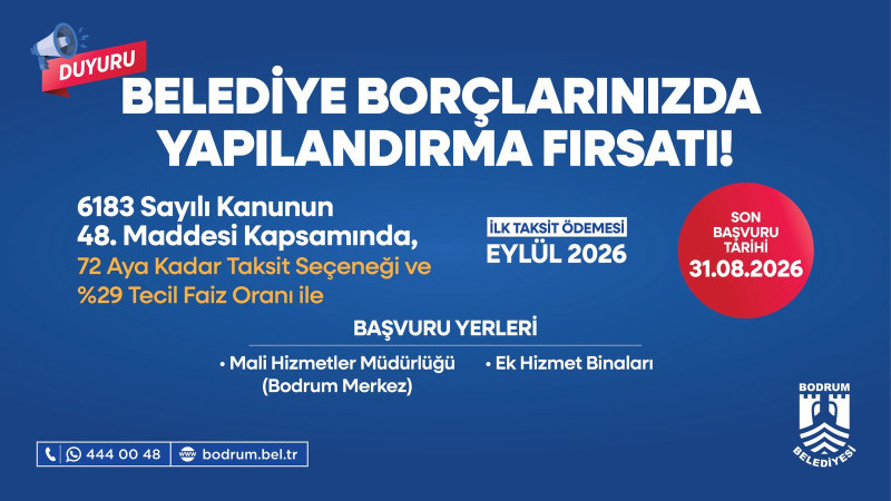 Belediye Borçlarında 72 Aya Varan Taksitlendirme Fırsatı