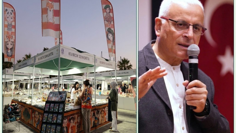 Turgutreis Kitap Fuarı’nda Merdan Yanardağ’a Destek İmzası