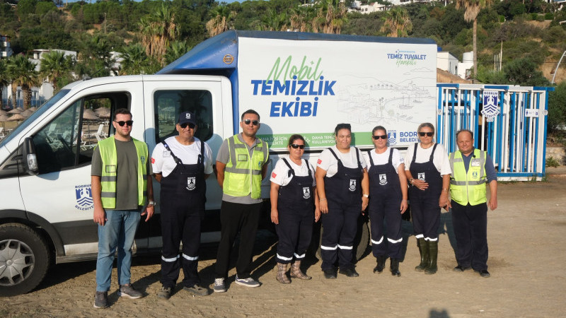 Mobil Temizlik Ekibi Görevde