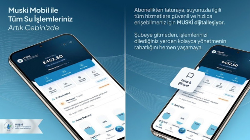 MUSKİ Hizmetleri Mobil Uygulamaya Taşındı