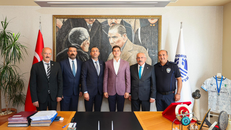 ÇÂĞDAŞ-Sen Heyetinden Bodrum Belediye Başkanı Tamer Mandalinci’ye Ziyaret