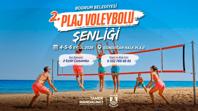 Plaj Voleybolu Şenliği Gündoğan’da