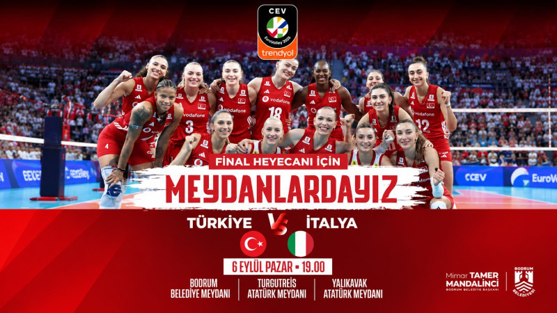 Bodrum’da Final Heyecanı Meydanlarda Yaşanacak