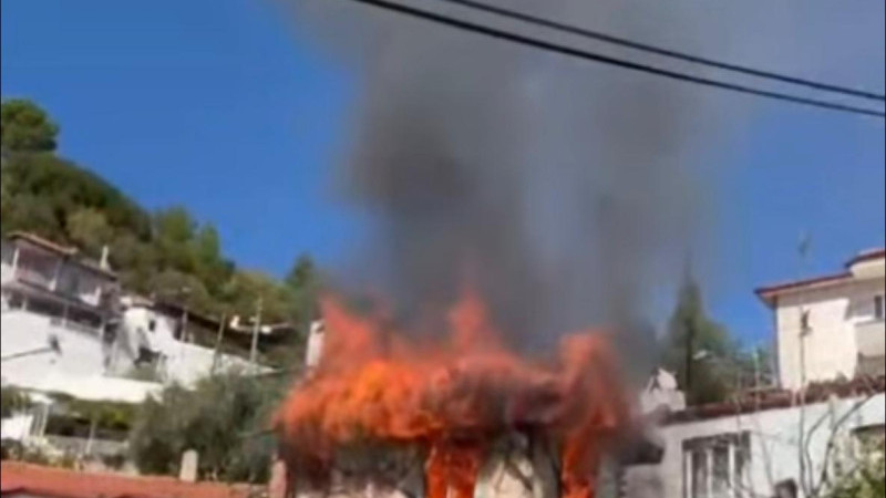 Muğla'da Müstakil Evde Çıkan Yangın Korkuttu