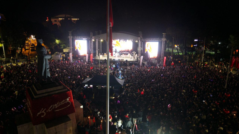 Muğla’da Cumhuriyet’in 103. Yılı Binlerce Kişinin Katılımıyla Kutlandı