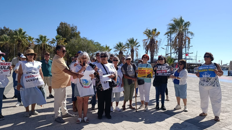 Turgutreis’te Emeklilerin Hak İsyanı Vardı 2